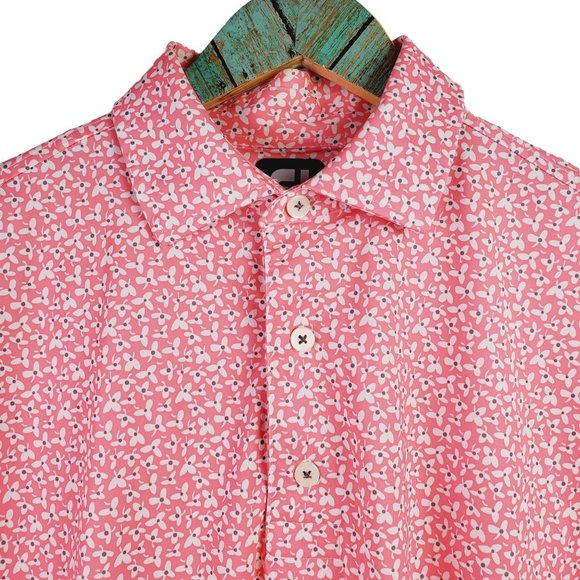 Footjoy Santa Rosa Golf & Beach Club Polo Shirt Butterfly Performance Stretch M - Picture 3 of 9